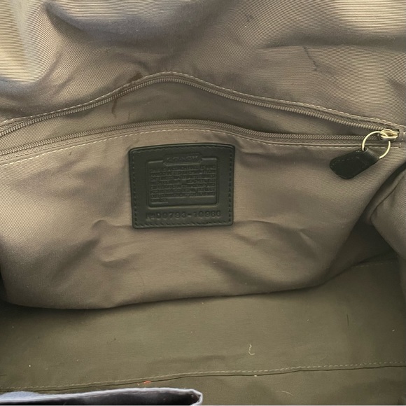 Coach Bag Signature Chelsea Black Jacquard Turn-lock Satchel #10986 - Picture 6 of 9